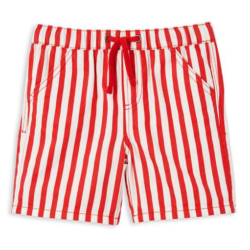 White shorts with red stripes cheap
